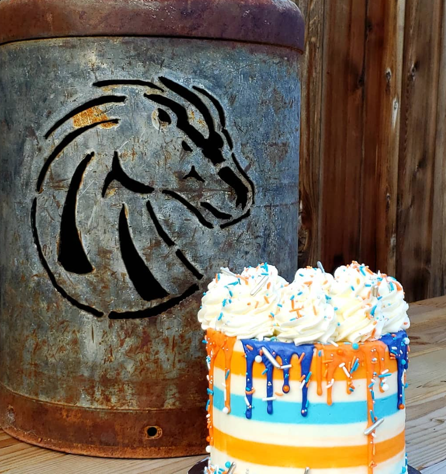 Broncos cake